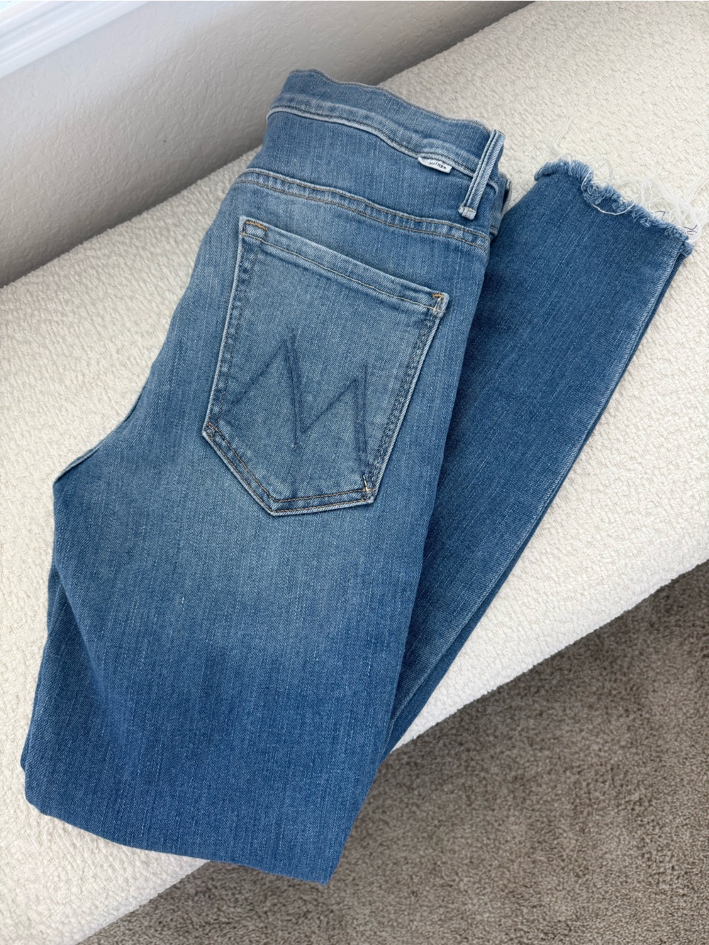 Mother the fly cut stunner ankle fray in Final frontier, size 26